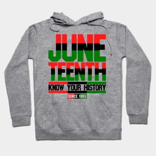 Juneteenth | Know Your History Since 1865 Hoodie